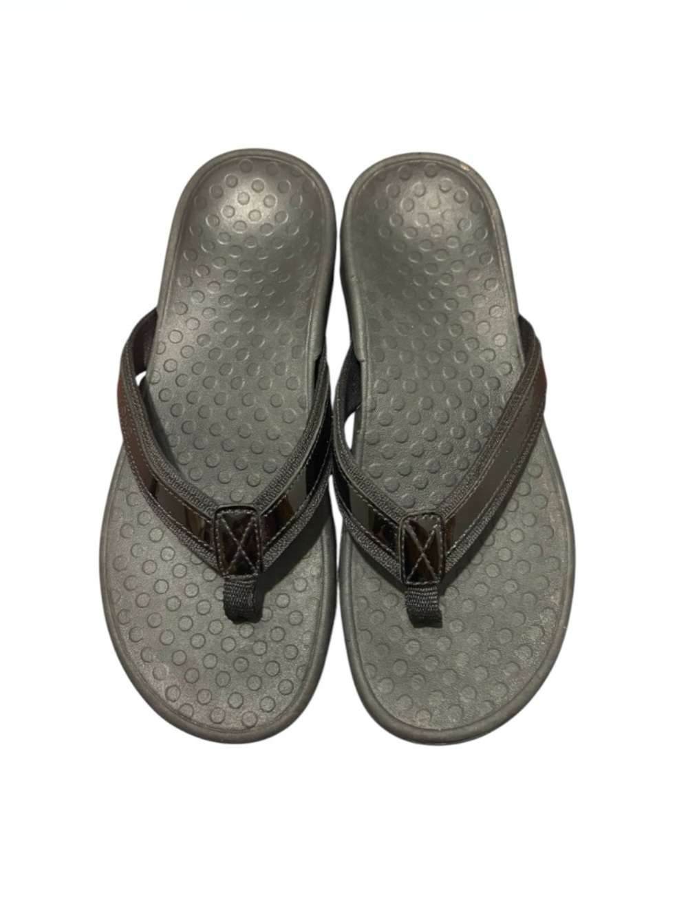 Vionic Women's Tide Thong Sandals Flip Flops in Black Size 9